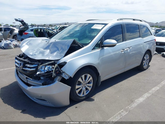 46052428 :رقم المزاد ، 5FNRL5H6XEB077228 vin ، 2014 Honda Odyssey Ex-l مزاد بيع