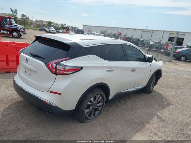 2017 Nissan Murano S მანქანა იყიდება აუქციონზე, vin: 5N1AZ2MGXHN173516, აუქციონის ნომერი: 46052514