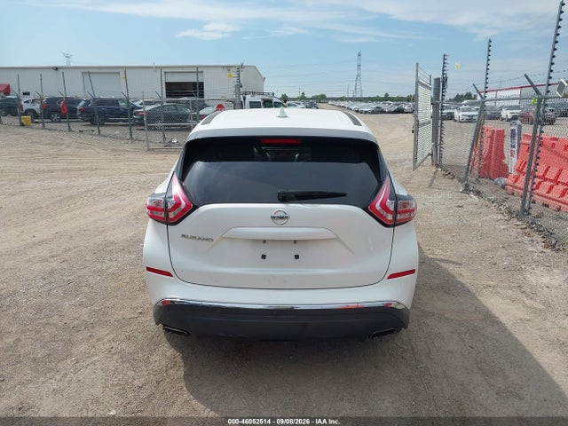 2017 Nissan Murano S მანქანა იყიდება აუქციონზე, vin: 5N1AZ2MGXHN173516, აუქციონის ნომერი: 46052514