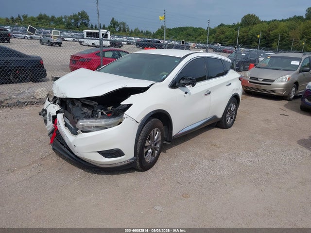 2017 Nissan Murano S მანქანა იყიდება აუქციონზე, vin: 5N1AZ2MGXHN173516, აუქციონის ნომერი: 46052514