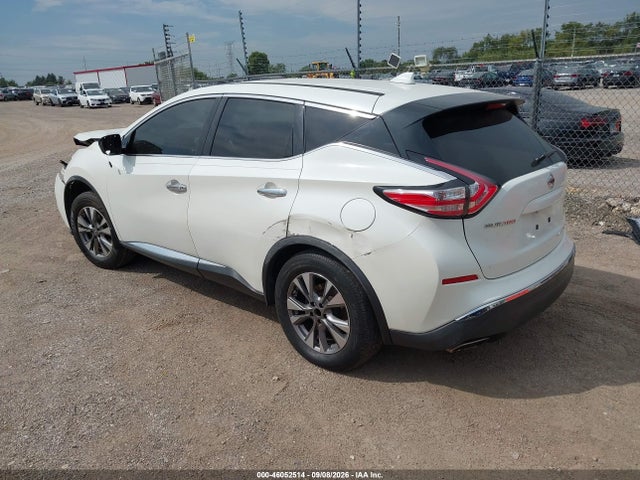 2017 Nissan Murano S მანქანა იყიდება აუქციონზე, vin: 5N1AZ2MGXHN173516, აუქციონის ნომერი: 46052514