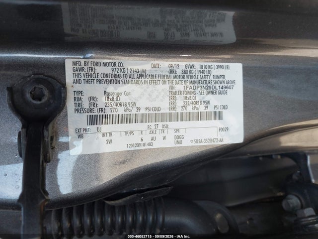 Aukcja sprzedaży 2013 Ford Focus Titanium, vin: 1FADP3N29DL149607, numer aukcji: 46052715