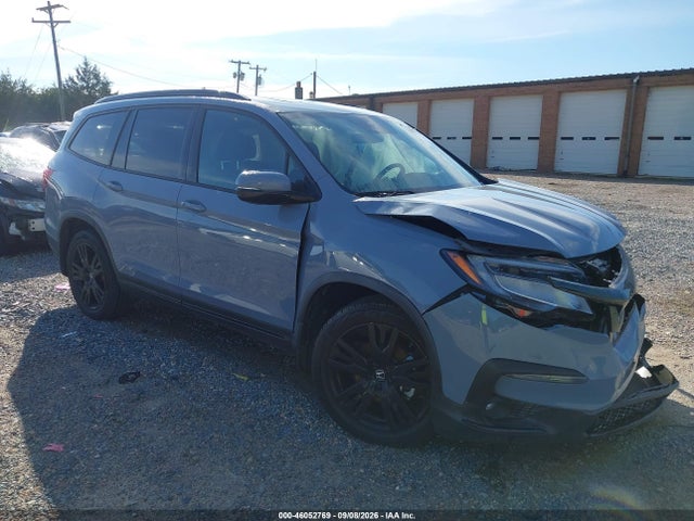 2022 Honda Pilot Awd Black Edition მანქანა იყიდება აუქციონზე, vin: 5FNYF6H75NB052920, აუქციონის ნომერი: 46052769