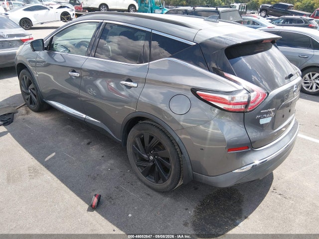 46052847 :رقم المزاد ، 5N1AZ2MG6HN191799 vin ، 2017 Nissan Murano Platinum مزاد بيع