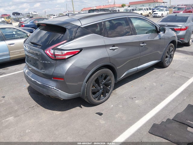 46052847 :رقم المزاد ، 5N1AZ2MG6HN191799 vin ، 2017 Nissan Murano Platinum مزاد بيع