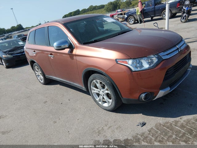 2015 Mitsubishi Outlander Se მანქანა იყიდება აუქციონზე, vin: JA4AD3A33FZ003847, აუქციონის ნომერი: 46052925