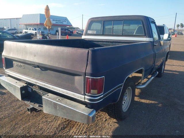 1983 Gmc C1500 მანქანა იყიდება აუქციონზე, vin: 1GTCC14D5DS517974, აუქციონის ნომერი: 46052927