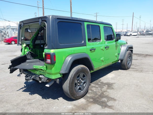Aukcja sprzedaży 2025 Jeep Wrangler 4-door Sport 4x4, vin: 1C4PJXDG0SW553114, numer aukcji: 46052941