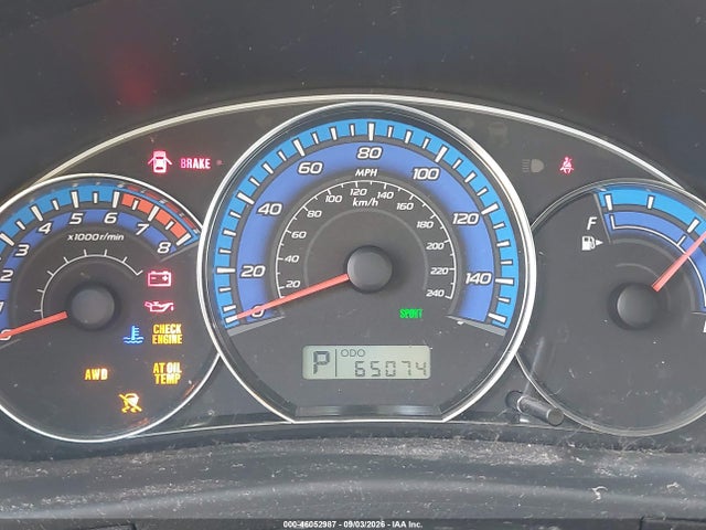 2009 Subaru Forester 2.5x მანქანა იყიდება აუქციონზე, vin: JF2SH61689H720010, აუქციონის ნომერი: 46052987