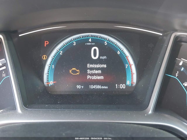46053288 :رقم المزاد ، 19XFC1F37GE216924 vin ، 2016 Honda Civic Ex-t مزاد بيع