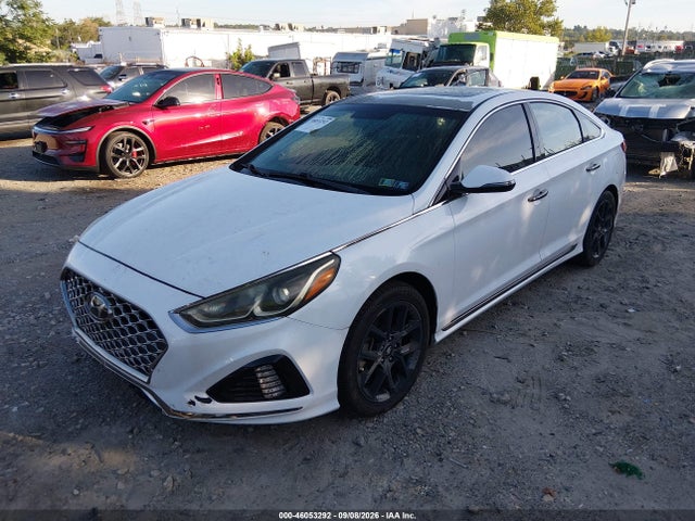 2018 Hyundai Sonata Sport 2.0t მანქანა იყიდება აუქციონზე, vin: 5NPE34AB1JH674764, აუქციონის ნომერი: 46053292