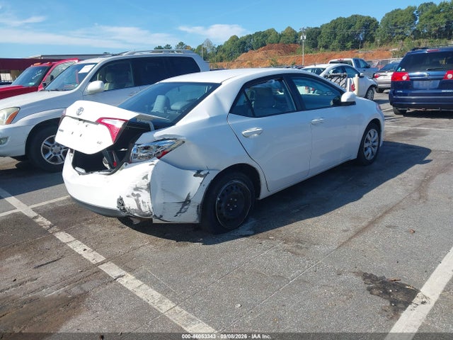 2016 Toyota Corolla Le მანქანა იყიდება აუქციონზე, vin: 2T1BURHE0GC599810, აუქციონის ნომერი: 46053343