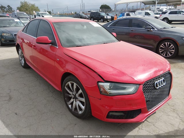 2014 Audi A4 2.0t Premium მანქანა იყიდება აუქციონზე, vin: WAUAFAFL9EN020846, აუქციონის ნომერი: 46053544