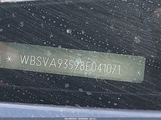 Продажа на аукционе авто 2008 Bmw M3, vin: WBSVA93598E041071, номер лота: 46053553