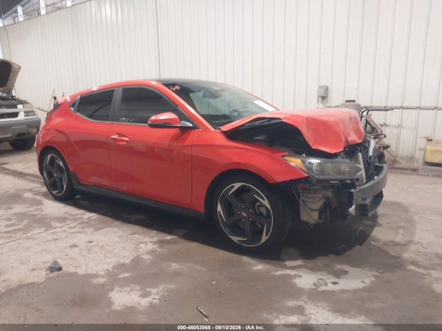 2019 Hyundai Veloster Turbo მანქანა იყიდება აუქციონზე, vin: KMHTH6AB5KU002276, აუქციონის ნომერი: 46053568