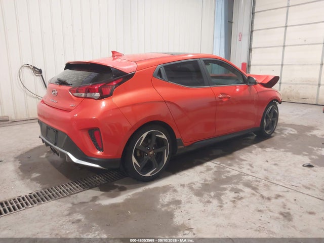 2019 Hyundai Veloster Turbo მანქანა იყიდება აუქციონზე, vin: KMHTH6AB5KU002276, აუქციონის ნომერი: 46053568