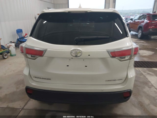 46053592 :رقم المزاد ، 5TDDKRFH5GS304591 vin ، 2016 Toyota Highlander Limited Platinum V6 مزاد بيع