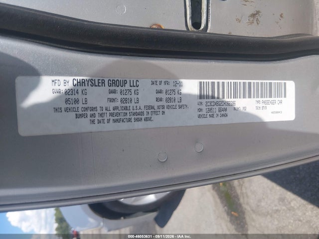 Продаж на аукціоні авто 2012 Dodge Charger Se, vin: 2C3CDXBG2CH162396, номер лоту: 46053631