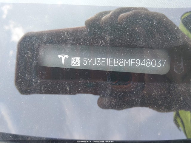 5YJ3E1EB8MF948037 Tesla Model 3 Long Range Dual Motor All-wheel Drive