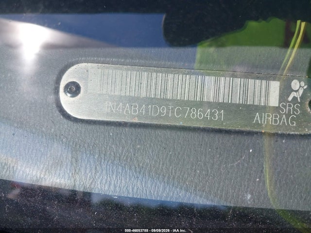 46053788 :رقم المزاد ، 1N4AB41D9TC786431 vin ، 1996 Nissan Sentra E/xe/gxe/gle مزاد بيع