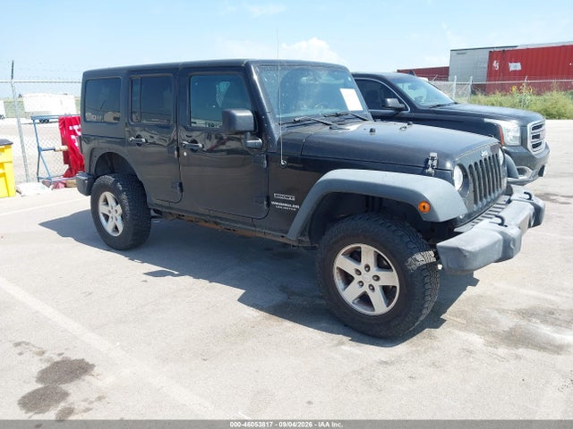 2016 Jeep Wrangler Unlimited Sport მანქანა იყიდება აუქციონზე, vin: 1C4BJWDG1GL288247, აუქციონის ნომერი: 46053817