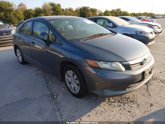 46053879 :رقم المزاد ، 2HGFB2F54CH314674 vin ، 2012 Honda Civic Lx مزاد بيع