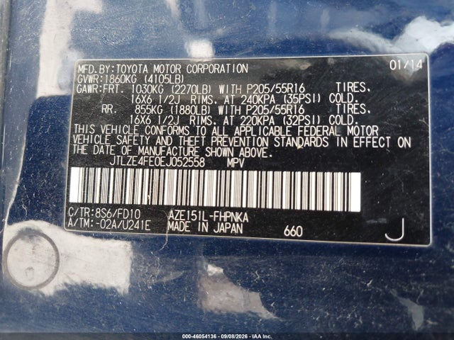 Продаж на аукціоні авто 2014 Scion Xb, vin: JTLZE4FE0EJ052558, номер лоту: 46054136