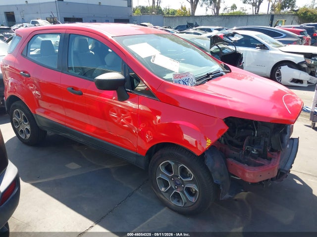 2020 Ford Ecosport S მანქანა იყიდება აუქციონზე, vin: MAJ3S2FE0LC378480, აუქციონის ნომერი: 46054325