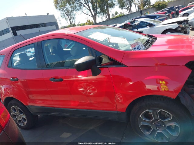 2020 Ford Ecosport S მანქანა იყიდება აუქციონზე, vin: MAJ3S2FE0LC378480, აუქციონის ნომერი: 46054325