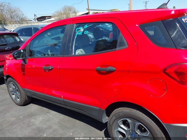 2020 Ford Ecosport S მანქანა იყიდება აუქციონზე, vin: MAJ3S2FE0LC378480, აუქციონის ნომერი: 46054325