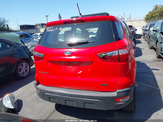 2020 Ford Ecosport S მანქანა იყიდება აუქციონზე, vin: MAJ3S2FE0LC378480, აუქციონის ნომერი: 46054325