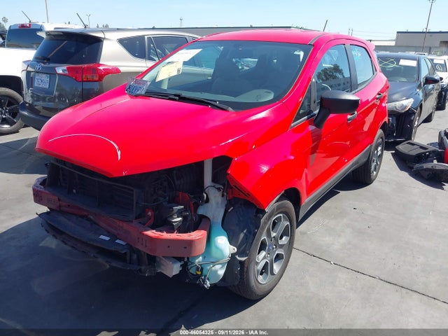 2020 Ford Ecosport S მანქანა იყიდება აუქციონზე, vin: MAJ3S2FE0LC378480, აუქციონის ნომერი: 46054325