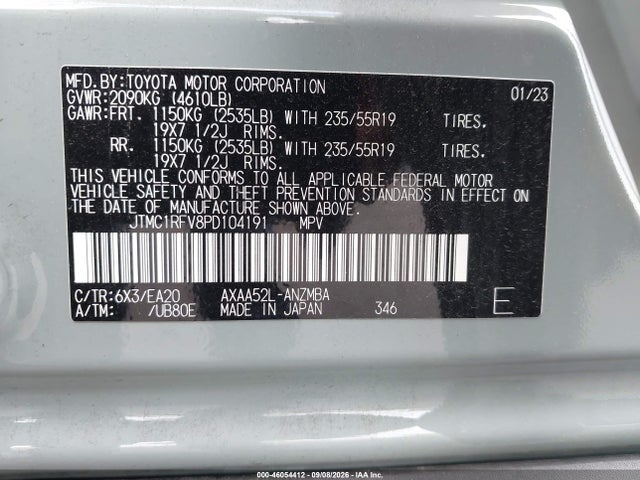 Toyota Rav4 Xle Premium 2023 JTMC1RFV8PD104191 Image 9