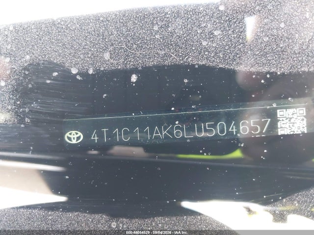 4T1C11AK6LU504657 Toyota CAMRY LE