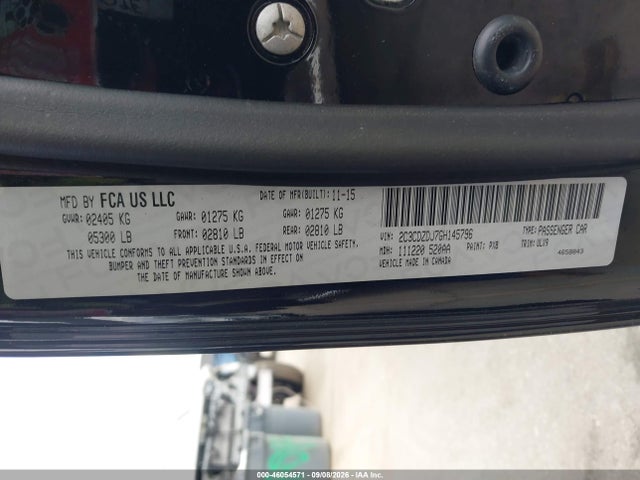 46054571 :رقم المزاد ، 2C3CDZDJ7GH145796 vin ، 2016 Dodge Challenger Srt 392 مزاد بيع