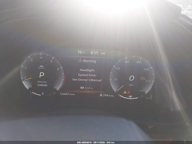 46054616 :رقم المزاد ، 5N1DL1GR5NC332598 vin ، 2022 Infiniti Qx60 Sensory مزاد بيع