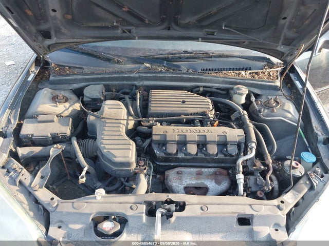 46054670 :رقم المزاد ، 2HGES16524H518235 vin ، 2004 Honda Civic Lx مزاد بيع