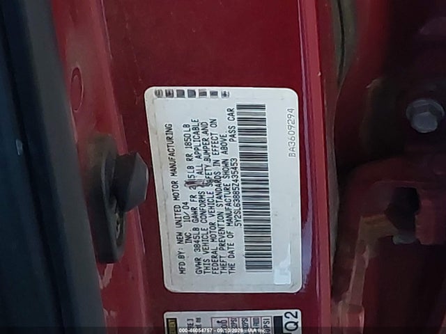 2005 Pontiac Vibe მანქანა იყიდება აუქციონზე, vin: 5Y2SL63885Z435453, აუქციონის ნომერი: 46054757
