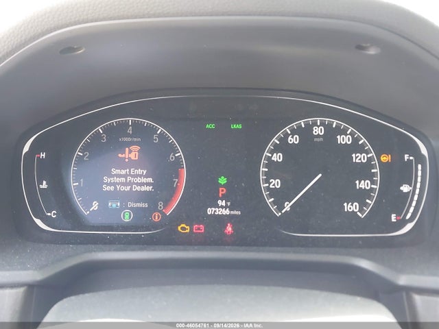 46054761 :رقم المزاد ، 1HGCV1F50JA030765 vin ، 2018 Honda Accord Ex-l مزاد بيع