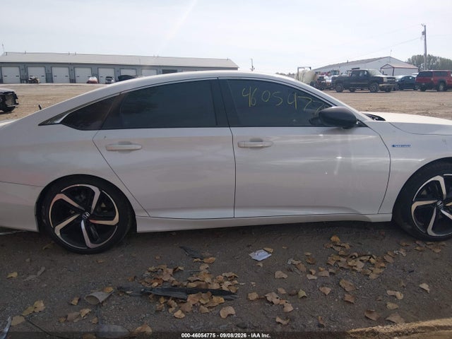 2022 Honda Accord Hybrid Sport მანქანა იყიდება აუქციონზე, vin: 1HGCV3F26NA038893, აუქციონის ნომერი: 46054775