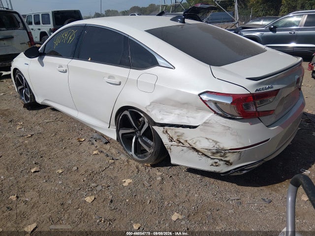 2022 Honda Accord Hybrid Sport მანქანა იყიდება აუქციონზე, vin: 1HGCV3F26NA038893, აუქციონის ნომერი: 46054775
