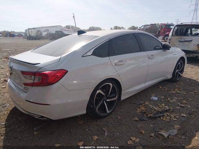 2022 Honda Accord Hybrid Sport მანქანა იყიდება აუქციონზე, vin: 1HGCV3F26NA038893, აუქციონის ნომერი: 46054775