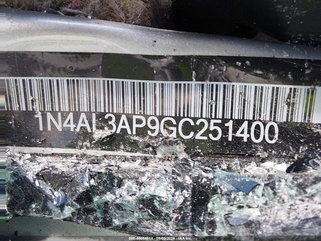 46054814 :رقم المزاد ، 1N4AL3AP9GC251400 vin ، 2016 Nissan Altima 2.5 Sr مزاد بيع