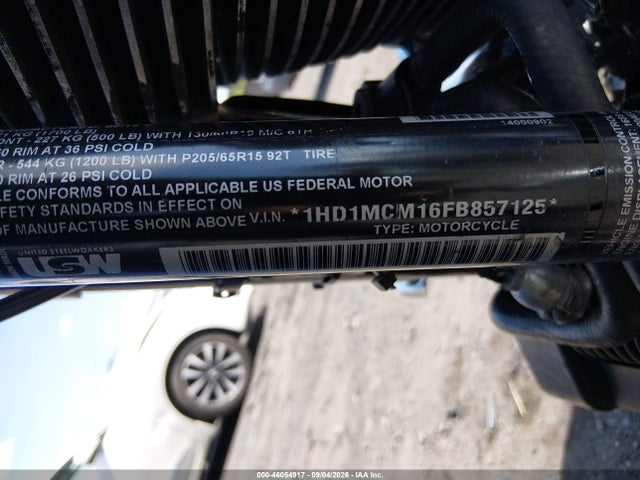 Harley-Davidson Flrt Free Wheeler 2015 1HD1MCM16FB857125 Image 10