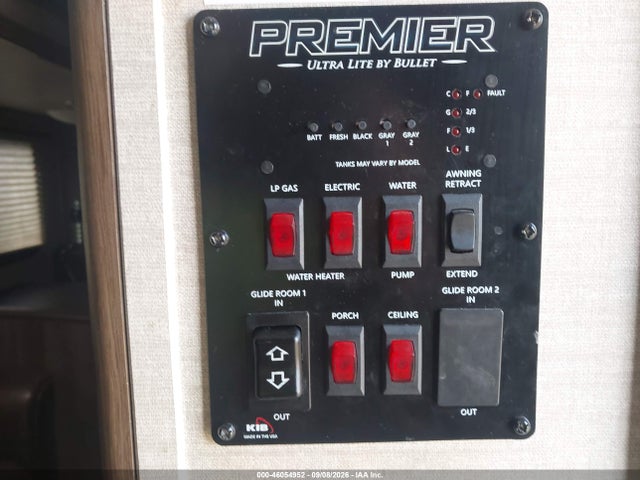 Продаж на аукціоні авто 2019 Keystone Rv Premier Ultra Lite By Bullet, vin: 4YDT29B20KD431960, номер лоту: 46054952