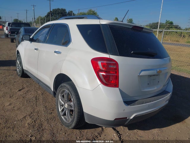 46055045 :رقم المزاد ، 2GNALDEK1G6110870 vin ، 2016 Chevrolet Equinox Ltz مزاد بيع