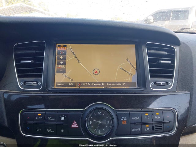 2015 Kia Cadenza Premium მანქანა იყიდება აუქციონზე, vin: KNALN4D76F5193714, აუქციონის ნომერი: 46055046