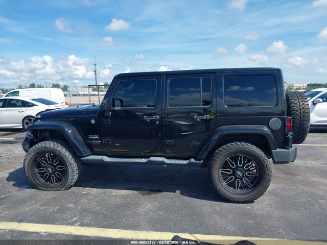 46055127 :رقم المزاد ، 1C4BJWEGXEL196257 vin ، 2014 Jeep Wrangler Unlimited Sahara مزاد بيع