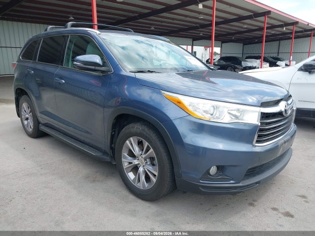 46055282 :رقم المزاد ، 5TDKKRFH9ES029389 vin ، 2014 Toyota Highlander Xle V6 مزاد بيع