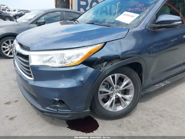 Продажа на аукционе авто 2014 Toyota Highlander Xle V6, vin: 5TDKKRFH9ES029389, номер лота: 46055282